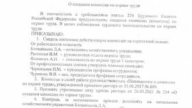 Как составить приказ о создании комиссии в Инсити