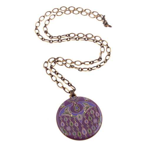Колье CLARA BIJOUX B75673.85 V фиолетовое/зеленое/розовое в Инсити