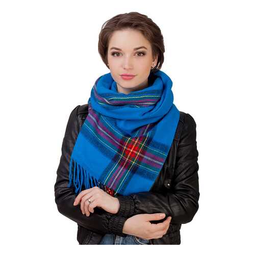 Палантин женский Le Motif Couture XT01-2 голубой в Инсити