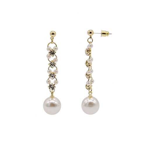 Серьги Corona style B005E1119961K012-GOLD в Инсити