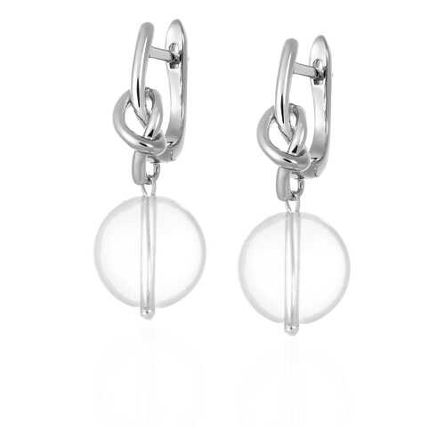 Серьги Lattrice 54666133 прозрачные в Инсити