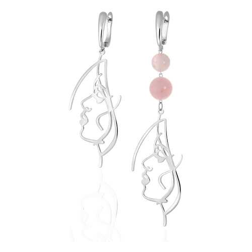 Серьги Lattrice, вставка кварц, артикул 54666041 в Инсити