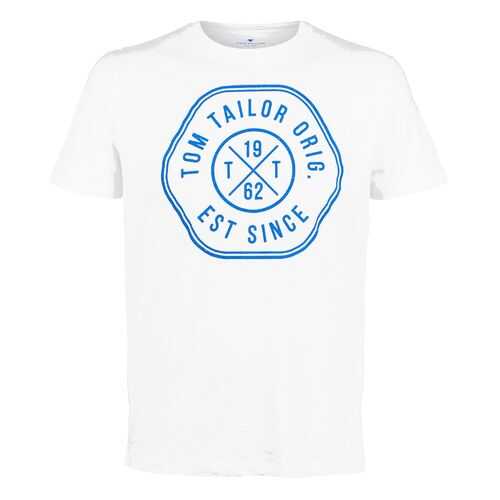 Футболка мужская TOM TAILOR 1016155-20000 белая XS в Инсити