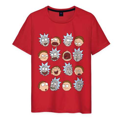 Футболка мужская ВсеМайки 1853017 красная XXXL в Инсити