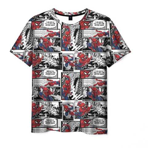 Футболка мужская ВсеМайки Spider-Man разноцветная 4XL в Инсити