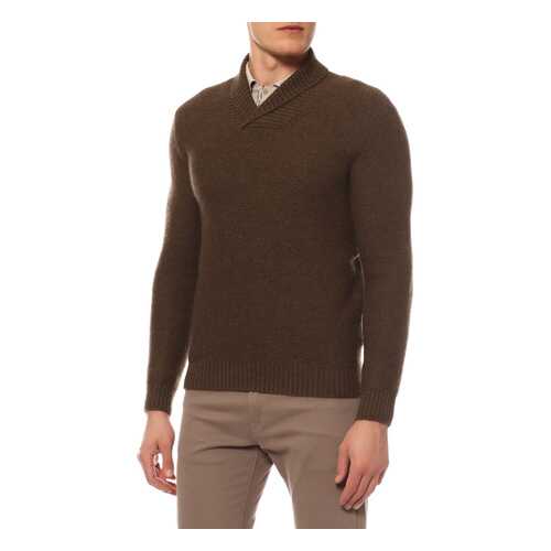Поло мужское Mir cashmere YML16-008 коричневое L в Инсити
