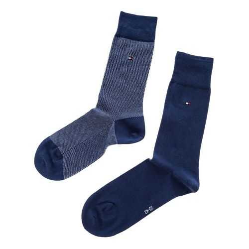 Набор носков мужских Tommy Hilfiger 320220001 синих 43-46 US в Инсити