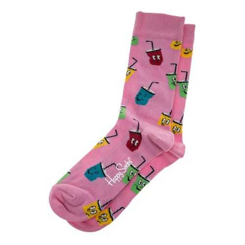 Носки мужские Happy Socks SPO01 розовые 36-40 EU в Инсити