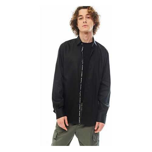 Рубашка мужская Karl Lagerfeld 605103501699 черная 40 FR в Инсити