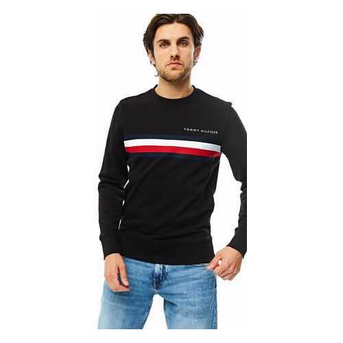 Свитшот мужской Tommy Hilfiger MW0MW14758 черный S в Инсити