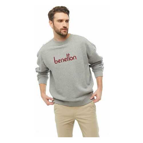 Свитшот мужской United Colors of Benetton 3DCGJ16D0_901 серый M в Инсити