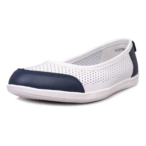 Балетки женские Alessio Nesca K0279M-5 белые 39 RU в Инсити