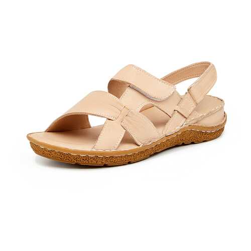 Босоножки женские Alessio Nesca Comfort 710018218 бежевые 38 RU в Инсити