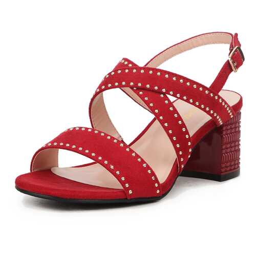 Босоножки женские T.Taccardi JX20S-242B красные 40 RU в Инсити