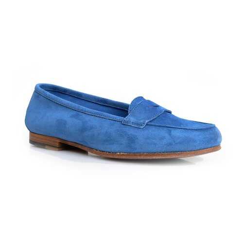 Мокасины женские ANDREA VENTURA FIRENZE HERITAGE066 синие 40 RU в Инсити