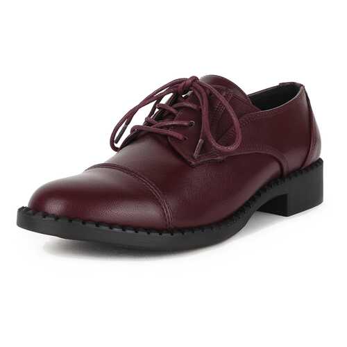 Полуботинки женские T.Taccardi K0490LC-3A бордовые 38 RU в Инсити