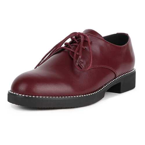 Полуботинки женские T.Taccardi K0567LC-1A бордовые 39 RU в Инсити