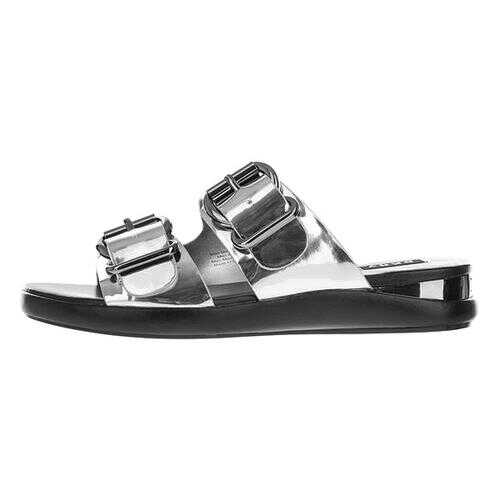 Шлепанцы женские DKNY K4900889 серебристые 7.5 US в Инсити
