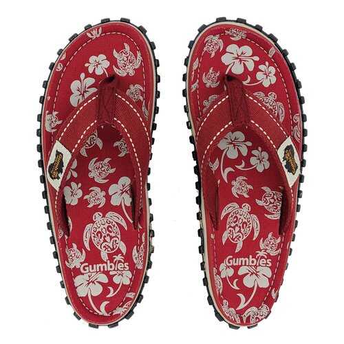 Шлепанцы женские Gumbies Islander Canvas Pacific Red 2020 (39) в Инсити