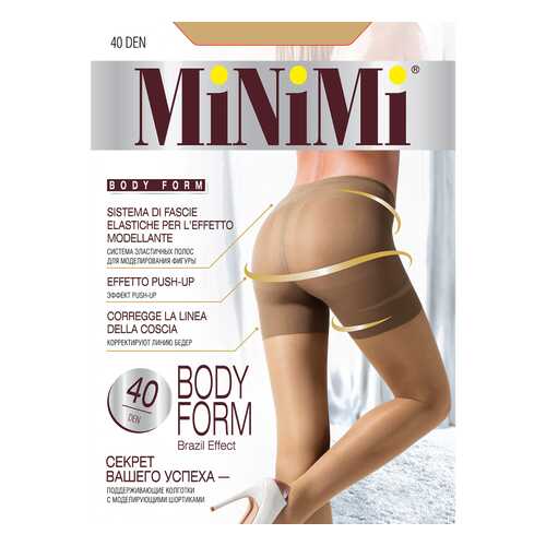 Колготки MiNiMi BODY FORM 40, caramello min, 2/S в Инсити