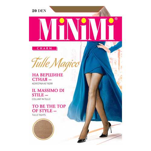 Колготки MiNiMi TULLE MAGICO, daino min, 2/S в Инсити