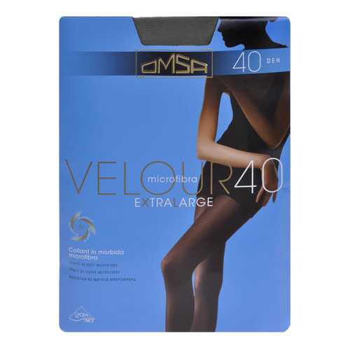 Колготки Omsa VELOUR 40 XL / Anthracite (Темно-серый) / 5 (XL) в Инсити