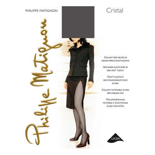 Колготки Philippe Matignon CRISTAL 30 / Anthracite (Темно-серый) / 4 (L) в Инсити