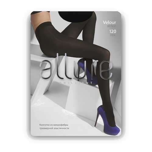Колготки женские ALLURE ALL VELOUR 120 черные 5 (XL) в Инсити