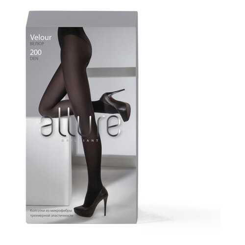 Колготки женские ALLURE ALL VELOUR 200 черные 4 в Инсити