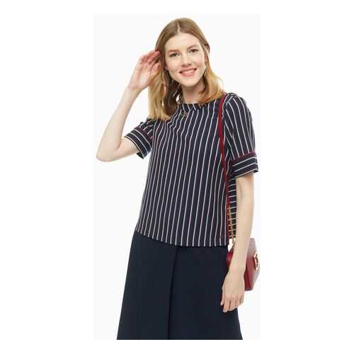 Блуза женская Tommy Hilfiger WW0WW25308 503 синяя 4 US в Инсити