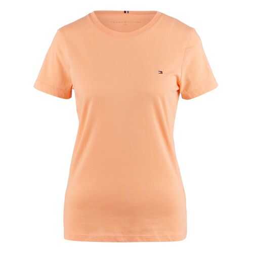 Футболка женская Tommy Hilfiger WW0WW27735 оранжевая M в Инсити