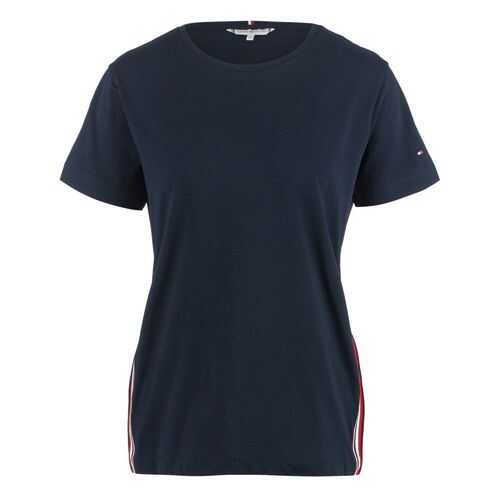 Футболка женская Tommy Hilfiger WW0WW28025 синяя L в Инсити