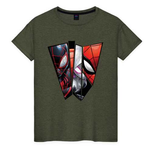 Футболка женская ВсеМайки 1845257 хаки XXXL в Инсити
