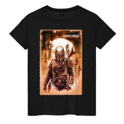 Футболка женская ВсеМайки 2177877 черная XXXL в Инсити