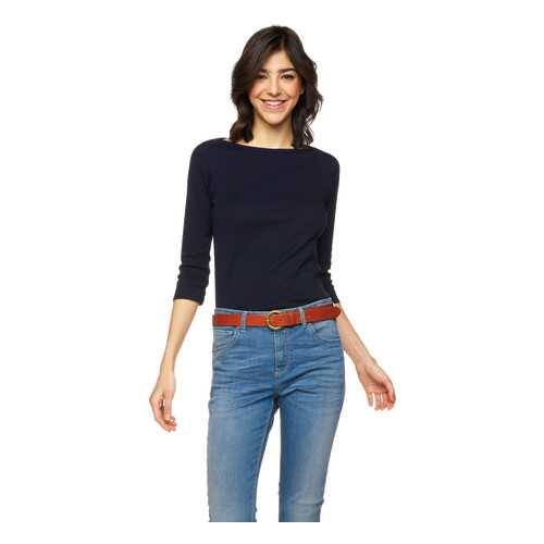 Лонгслив женский United Colors of Benetton 3GA2E16A1_016 синий M в Инсити