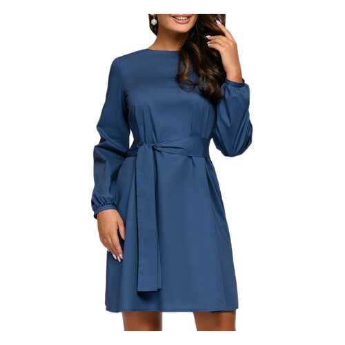 Платье женское D&M by 1001DRESS 0112001-01958BL синее M в Инсити