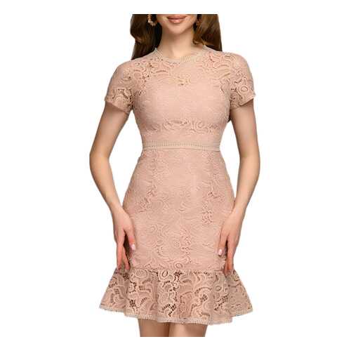 Вечернее платье женское D&M by 1001DRESS 0112001-30067PK розовое XL в Инсити