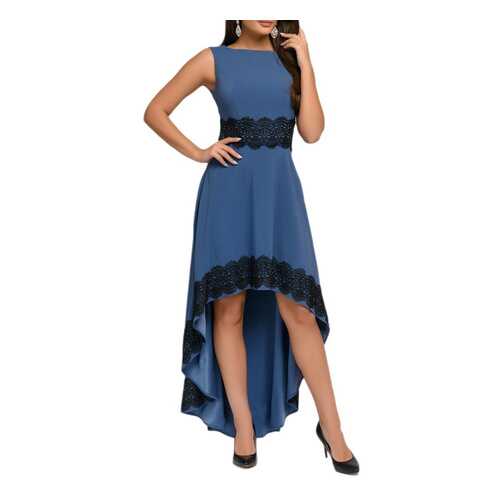 Вечернее платье женское D&M by 1001DRESS DM00951LB синее L в Инсити