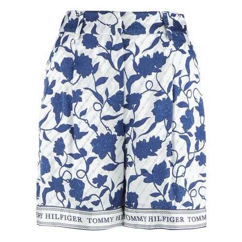 Шорты женские Tommy Hilfiger WW0WW27495 синие 38 US в Инсити