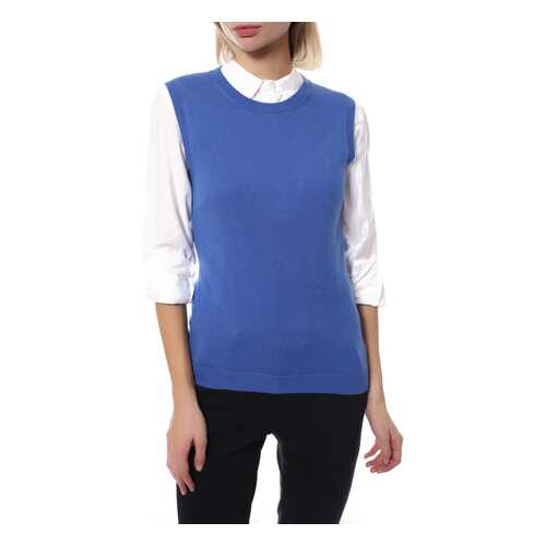 Жилет женский Mir cashmere 3-16-005WE синий 4XL в Инсити